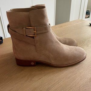 NEW Tory Burch Ankle Bootie Tan Suede 9